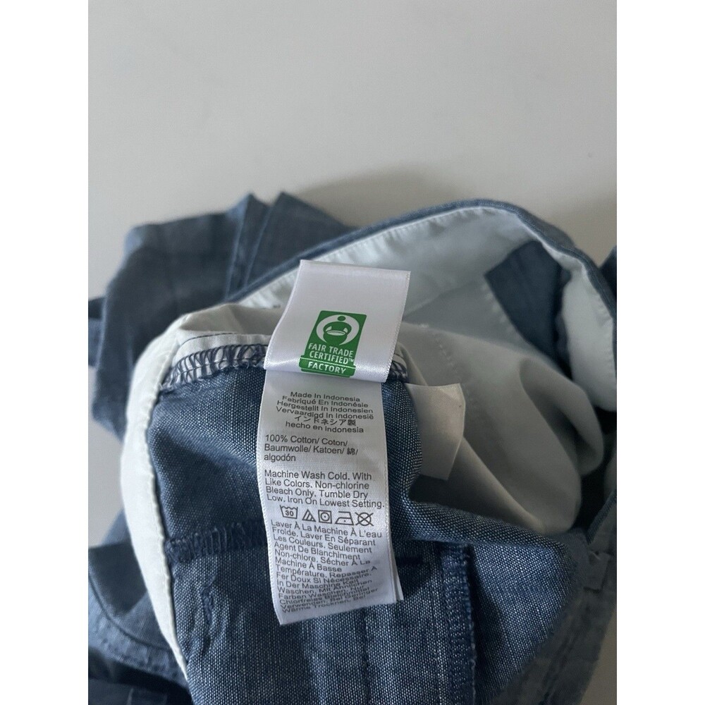 J.CREW NWT 100% Cotton Women's 5" Classic Blue Chambray Short Size 6 - Picture 4 of 6